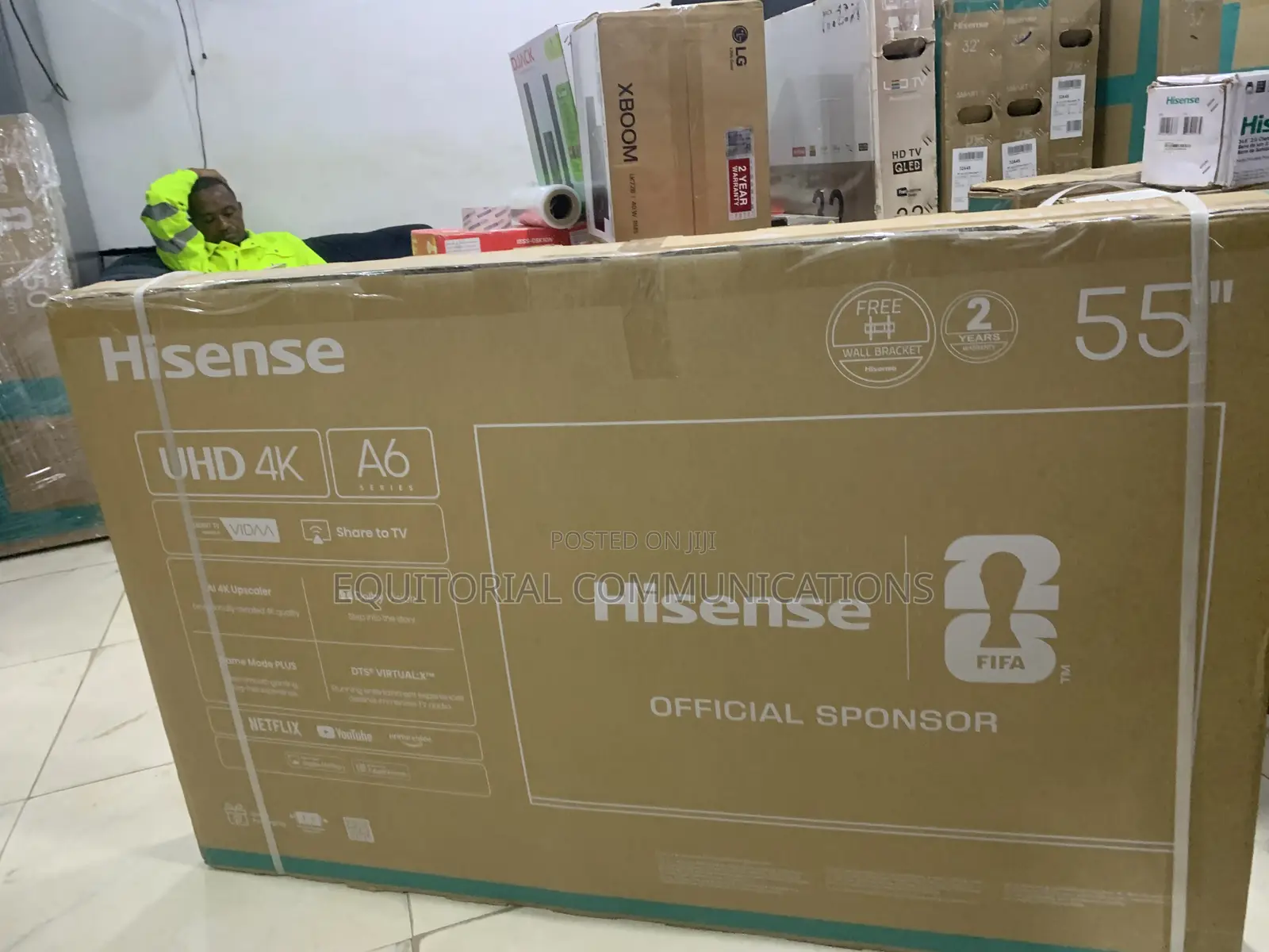 Hisense 55A6Q Smart 55inchTelevision With Easy Access to Streaming App