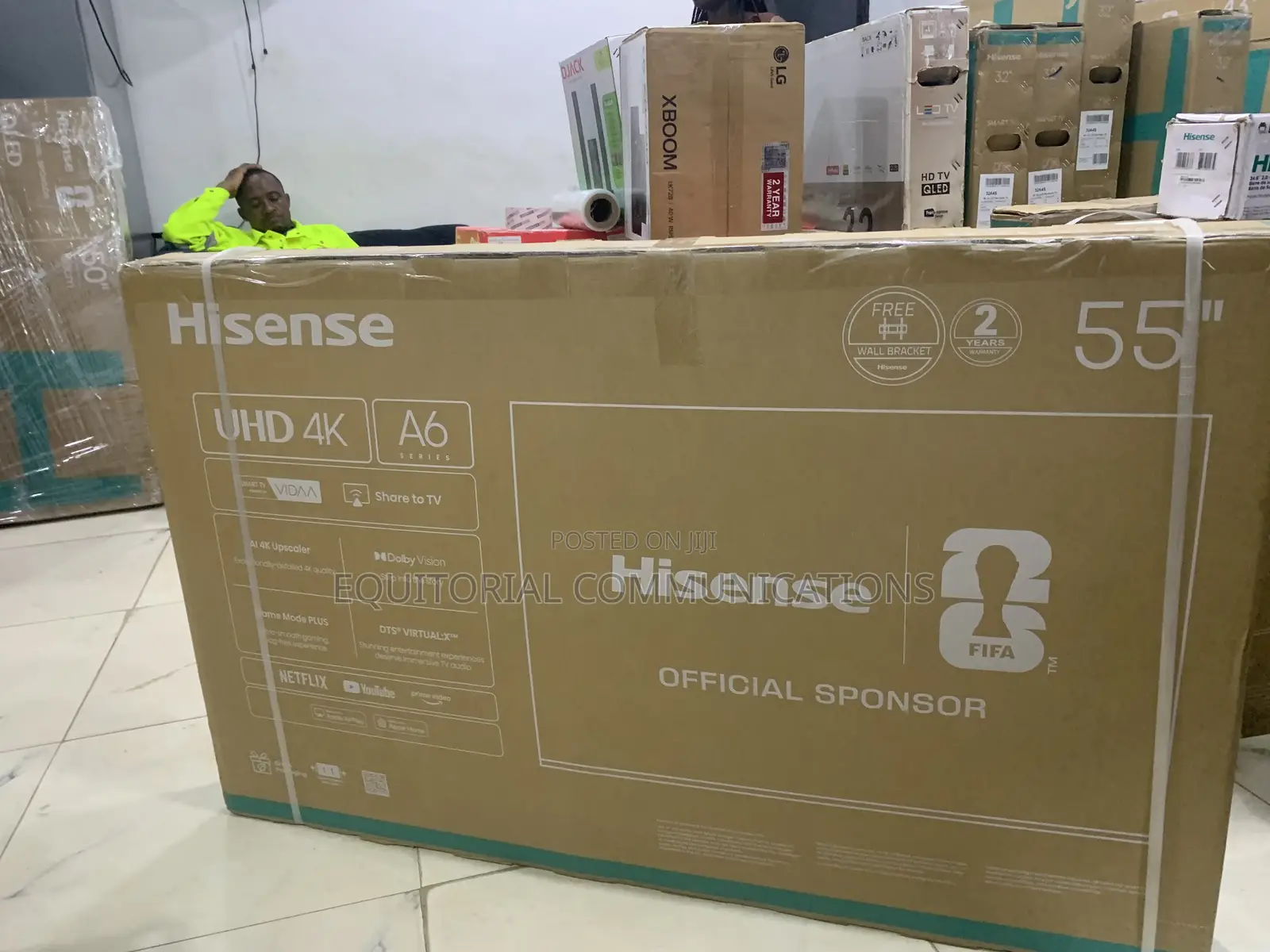 Hisense 55A6Q UHD Smart 55inch TV With Bluetooth and Screen Mirroring