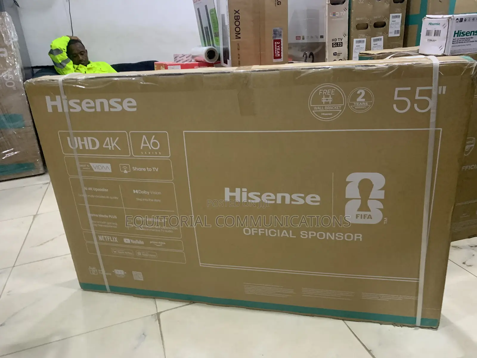 Hisense 55 Inch Smart TV With Google Assistant Model 55A6Q