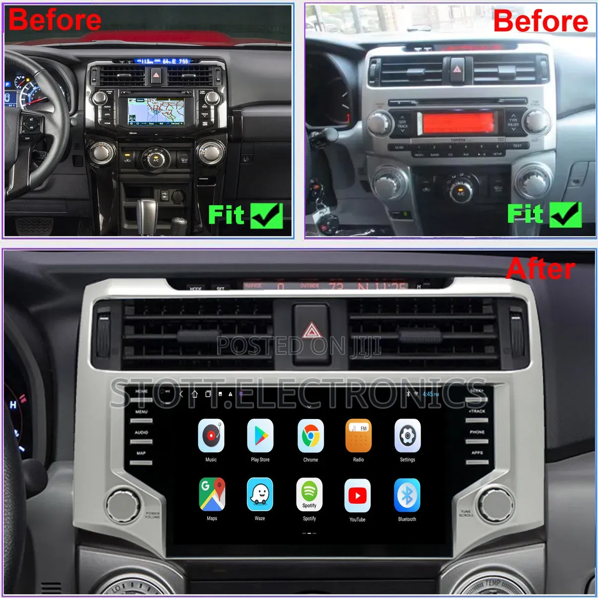 Toyota 4Runner Original Carplay Car Android Navigation System