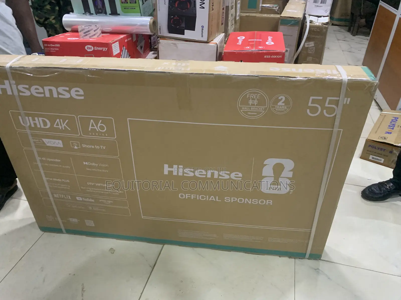 Hisense 55 Inch Google TV 55A6Q With Built-in Streaming Services
