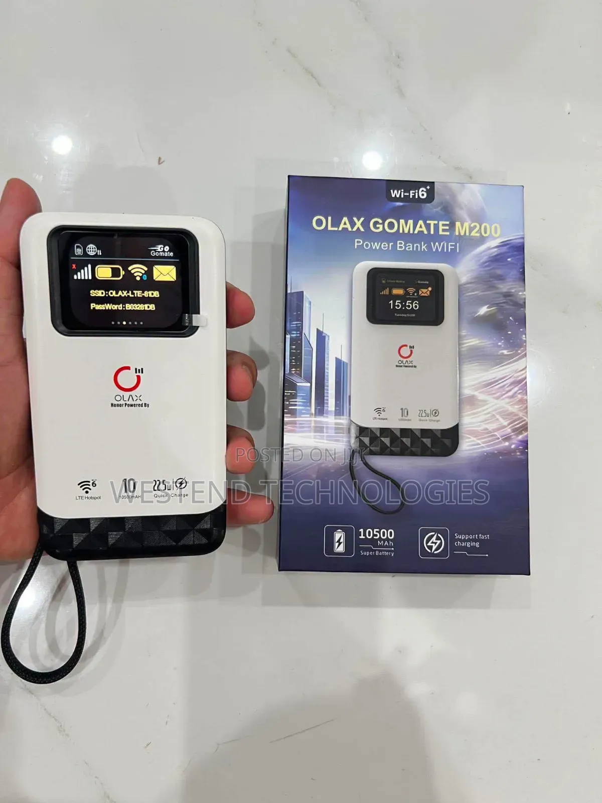 M209e 2in1 4GLTE WiFi 6 Mobile Mifi and Power Bank 10,500mah 22.5W