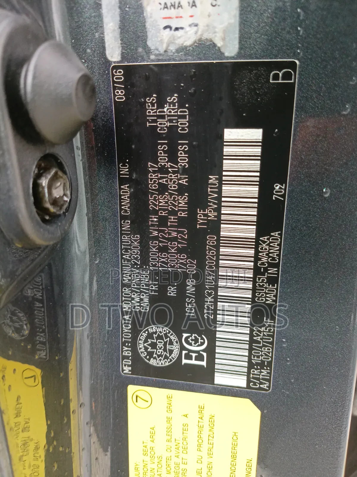 Lexus RX 350 2007 Gray