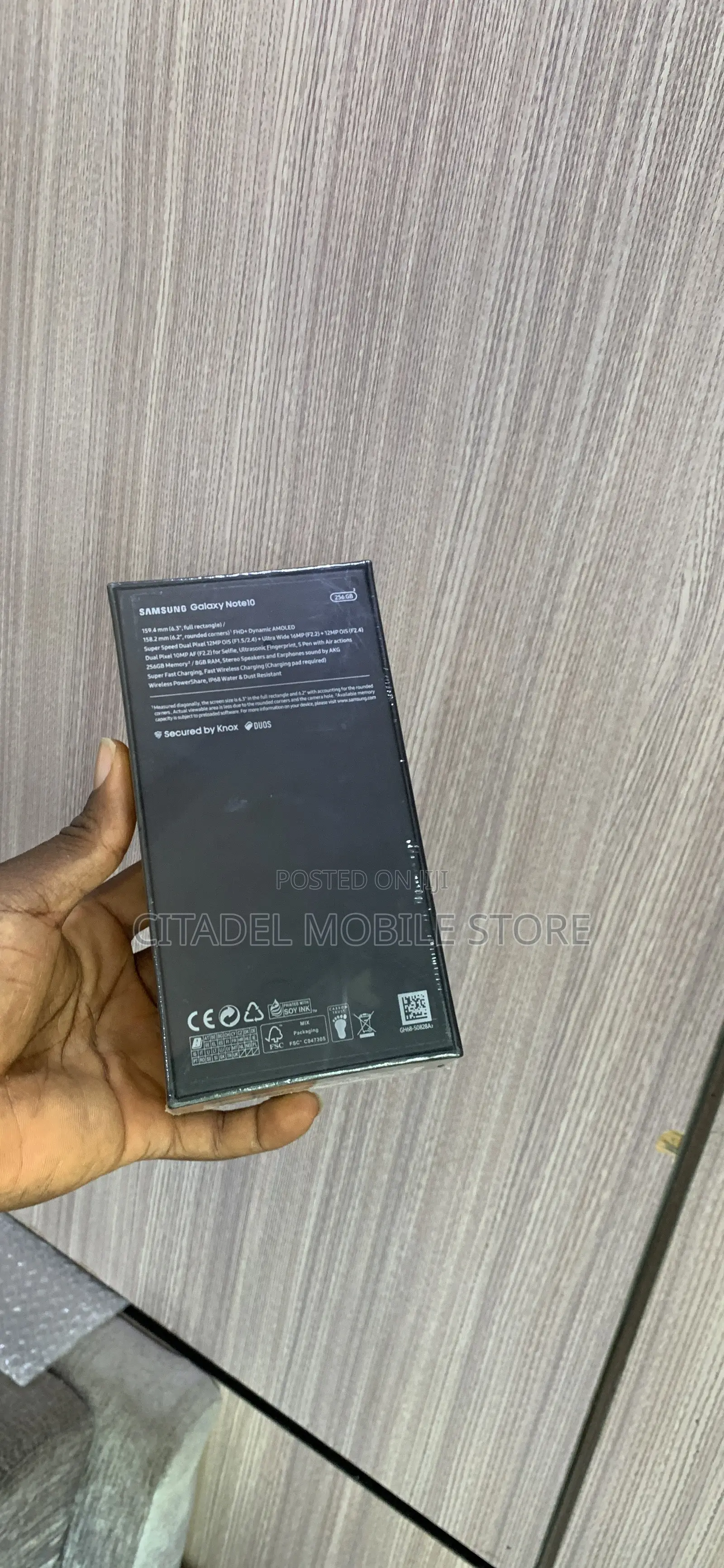 New Samsung Galaxy Note 10 5G 256 GB Black