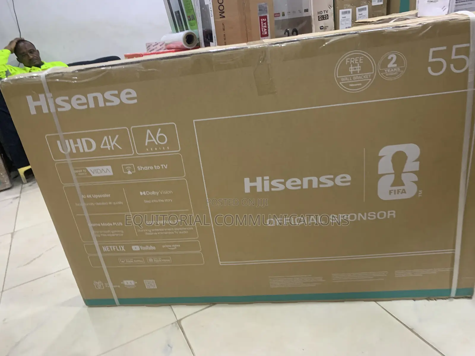 Hisense 55inch Ultra HD Smart Television With HDR Picture Technology