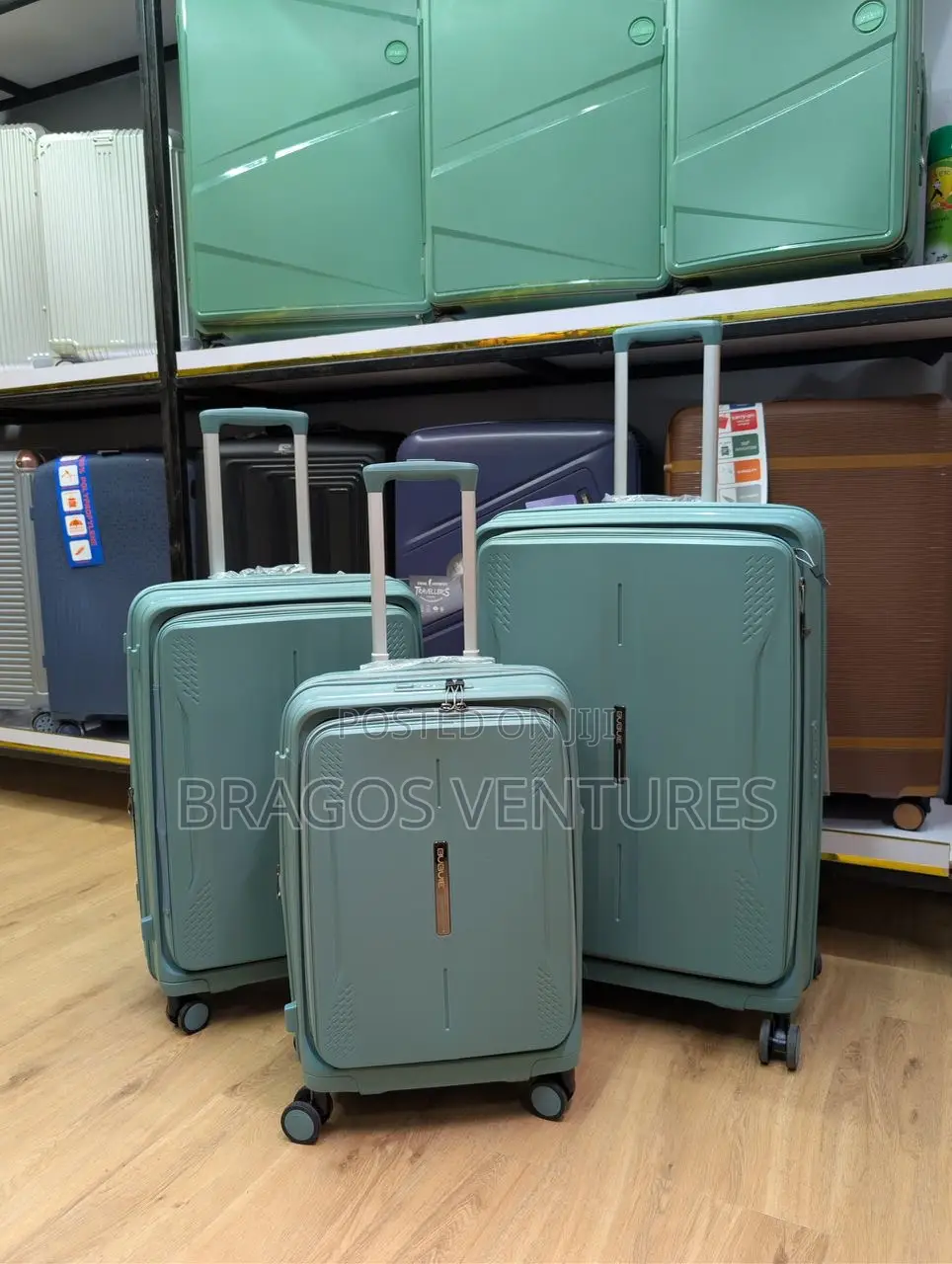 Luxury Set of 3pcs Bub Boxes and Traveling Bag