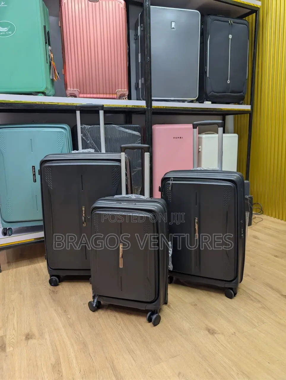 Luxury Set of 3pcs Bub Boxes and Traveling Bag