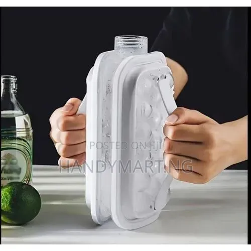 2-in-1 Portable Ice Cube Maker Bottle