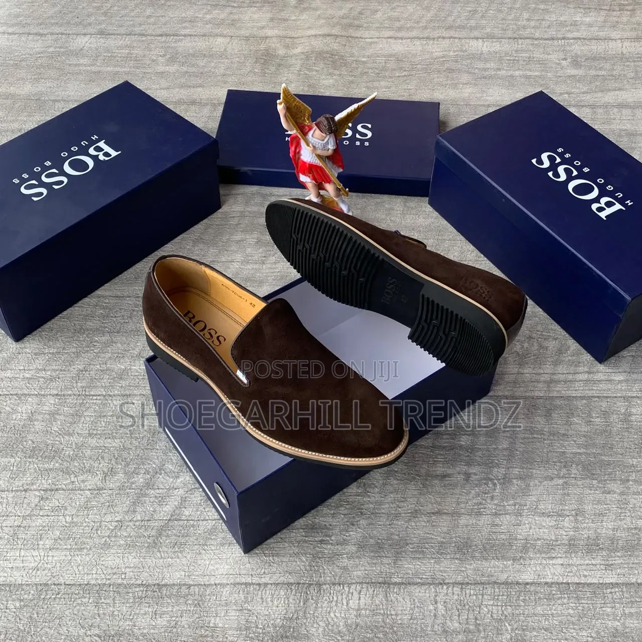 Boss Suede Loafers Shoes