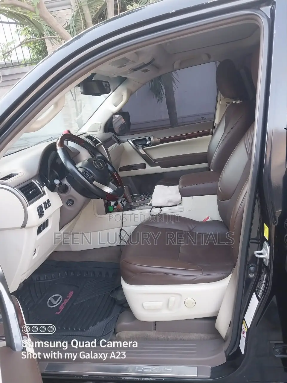 Black Lexus GX 460 for Hire- Car for Rent