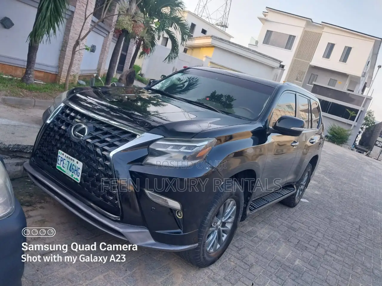 Black Lexus GX 460 for Hire- Car for Rent