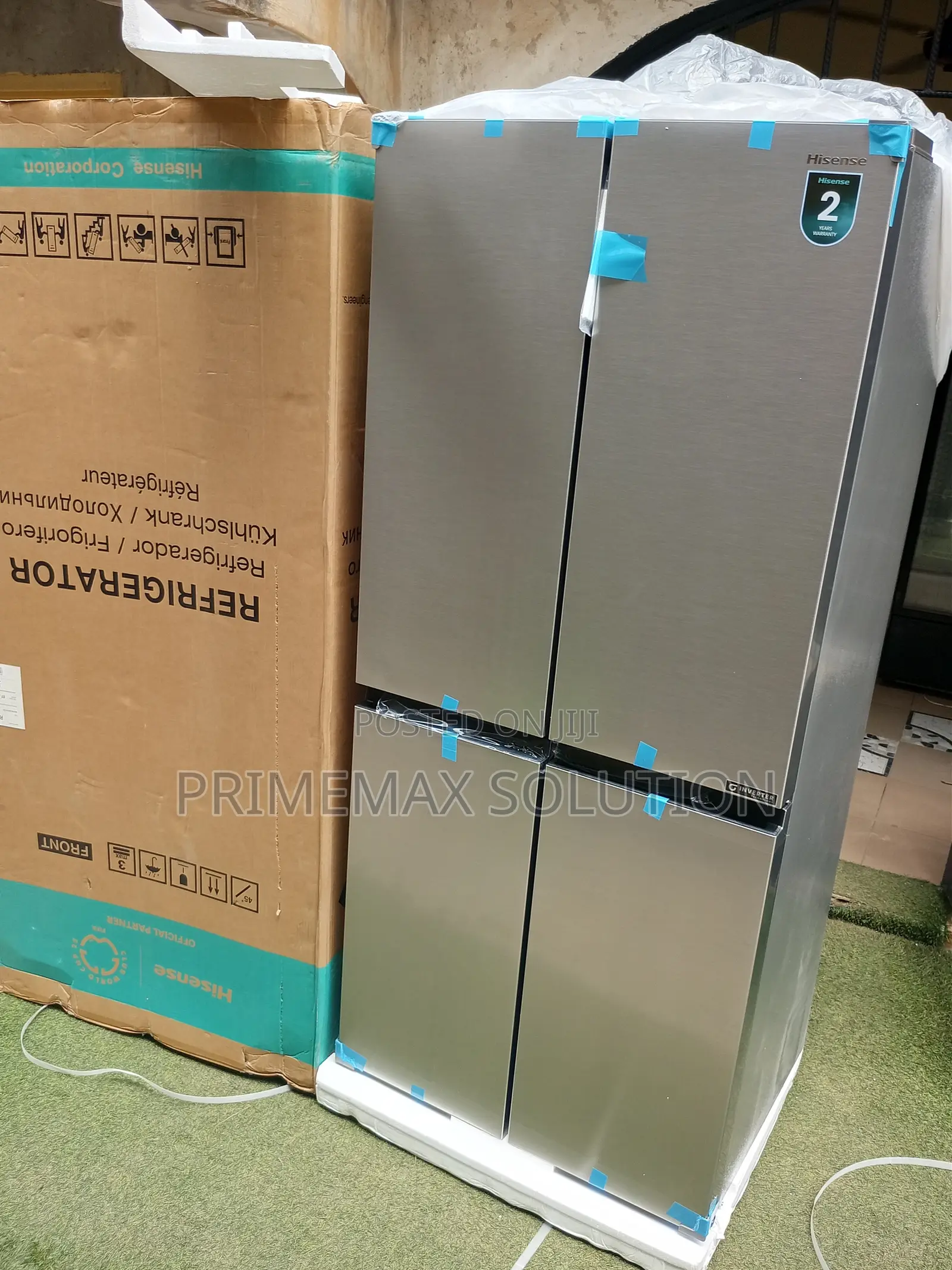 Ideal for Large Households: Hisense 427L 4-Door Refrigerator