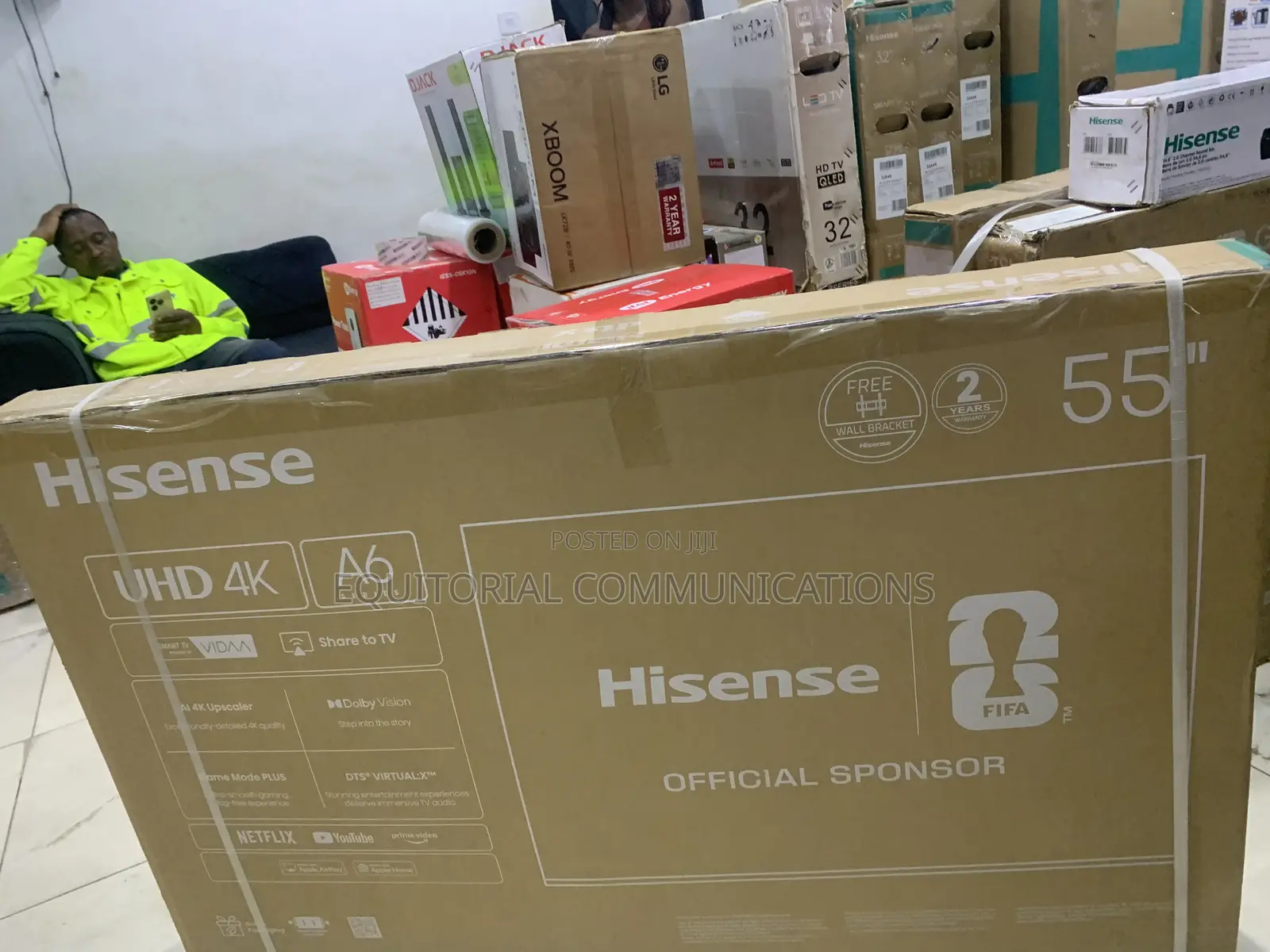 Hisense 55A6Q Smart 55inchTelevision With Brilliant Picture Quality