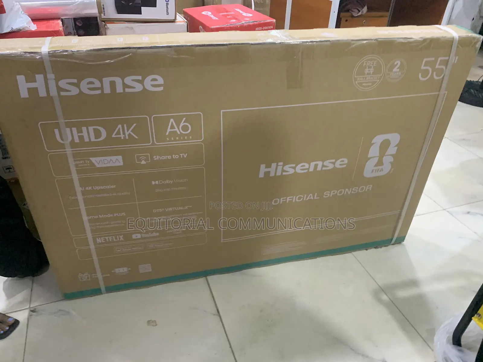 Hisense 55A6Q Smart 55inchTelevision With Brilliant Picture Quality