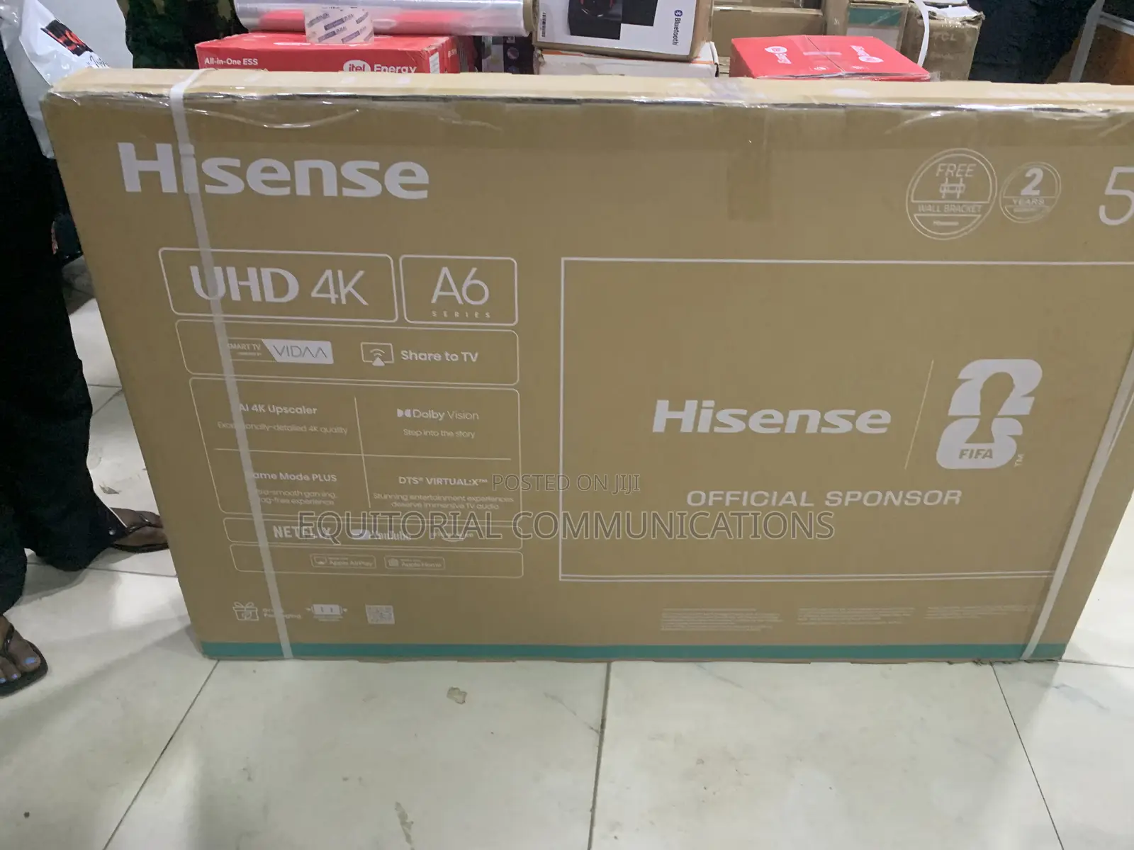 Hisense 55 Inch Smart TV Model 55A6Q With Wide Viewing Angle