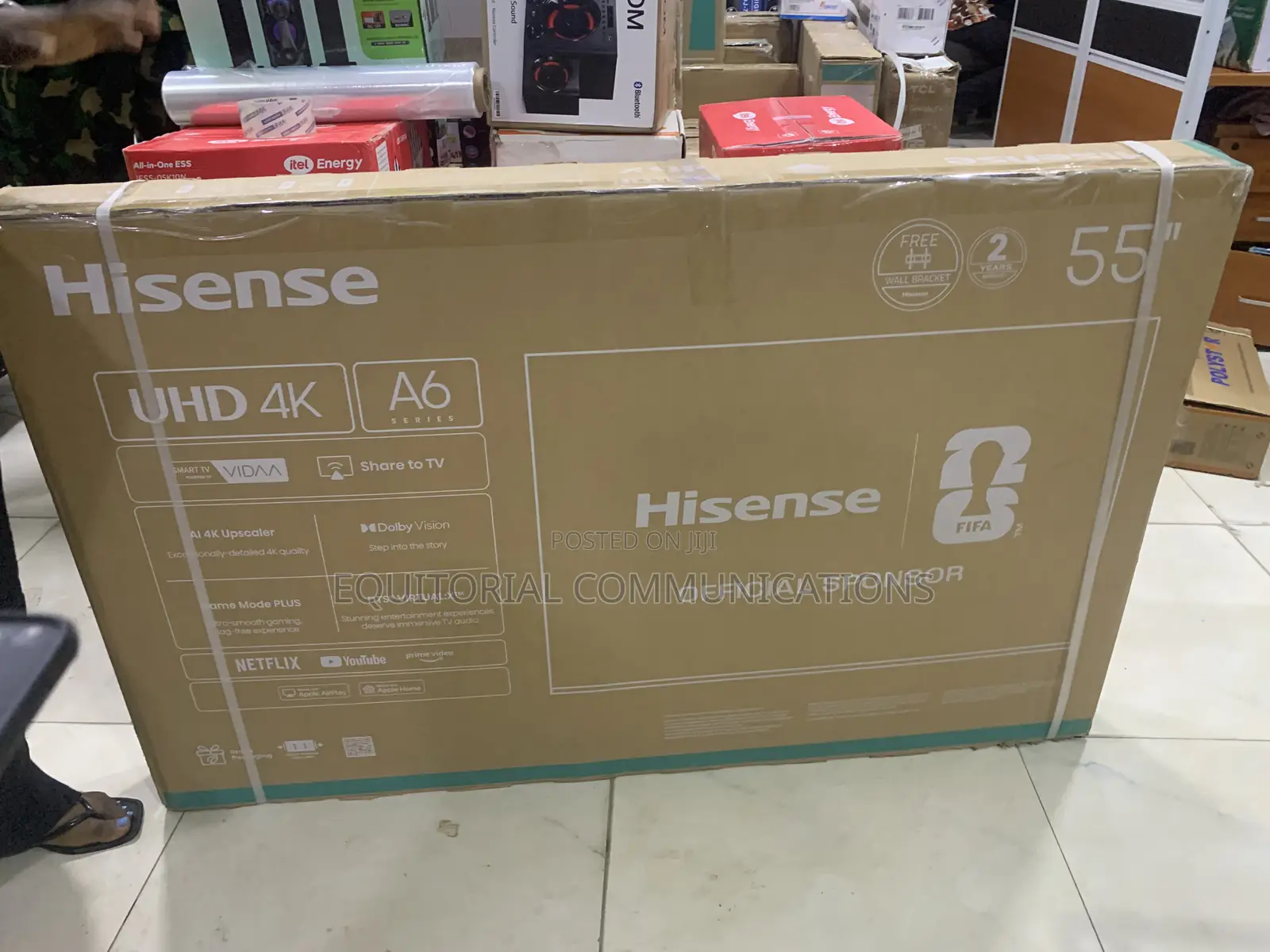 Hisense 55 Inch Smart TV Model 55A6Q With Wide Viewing Angle