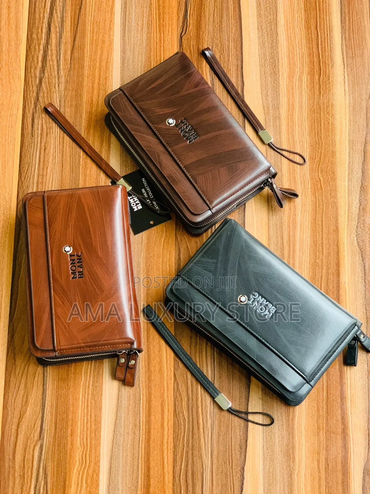Mont Blanc Luxury Men Armpit Purse– Stylish, Durable Premium Leather