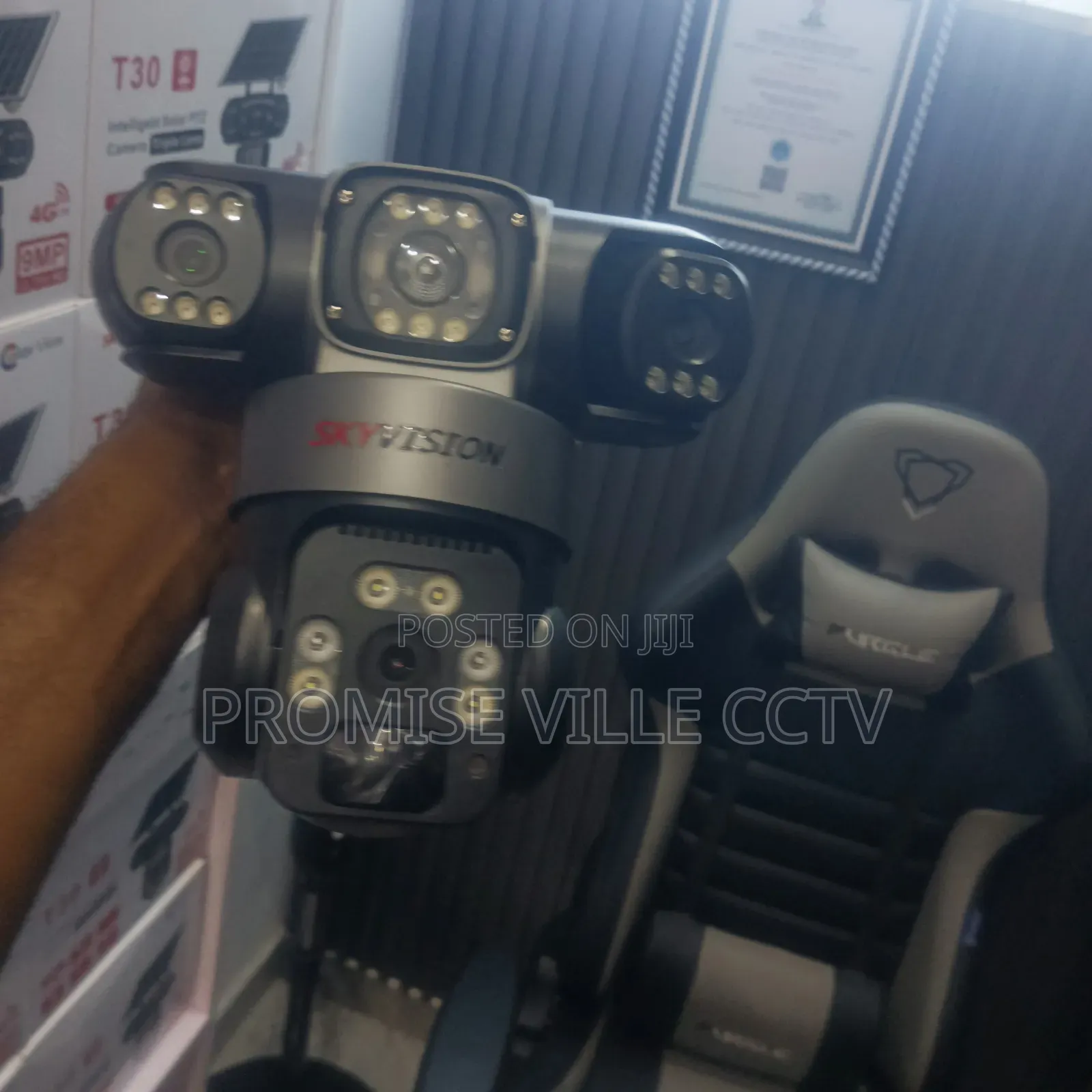 3 Lens Camera With Solar