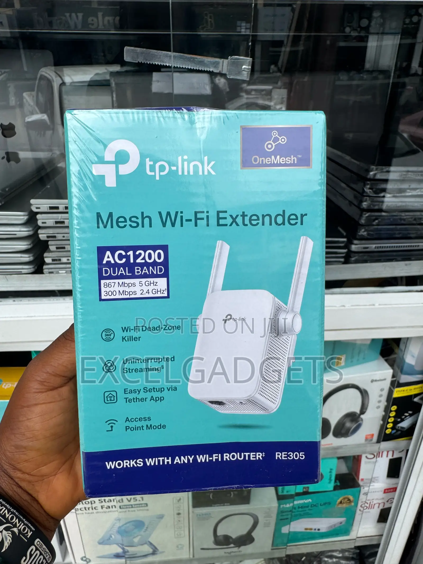 TP Link Mesh WiFi Extender AC1200 Dual Band 5GHz 2.4GHz