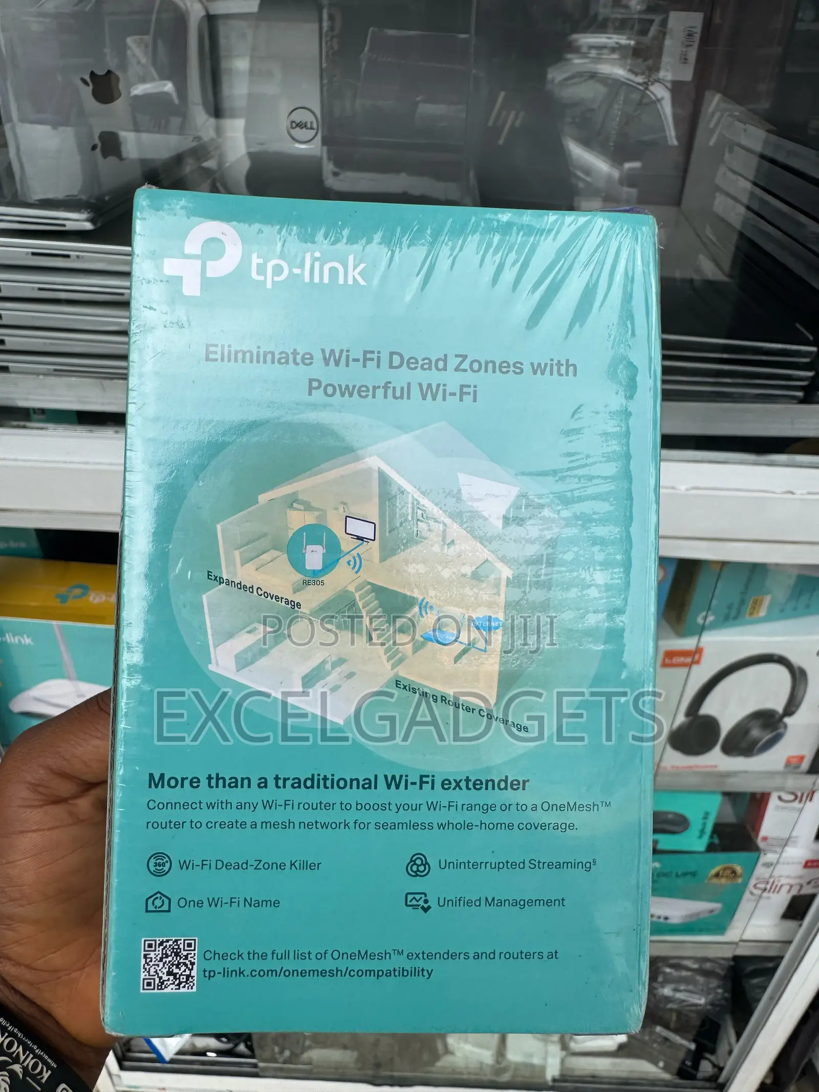 TP Link Mesh WiFi Extender AC1200 Dual Band 5GHz 2.4GHz