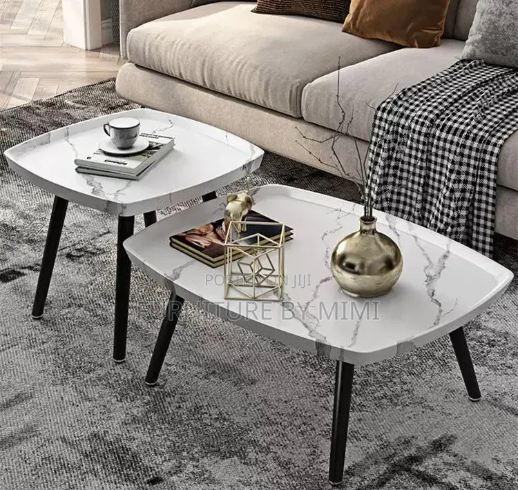 . Premium 2-in-1 Nordic Nesting Center Table Set – Modern Luxury 