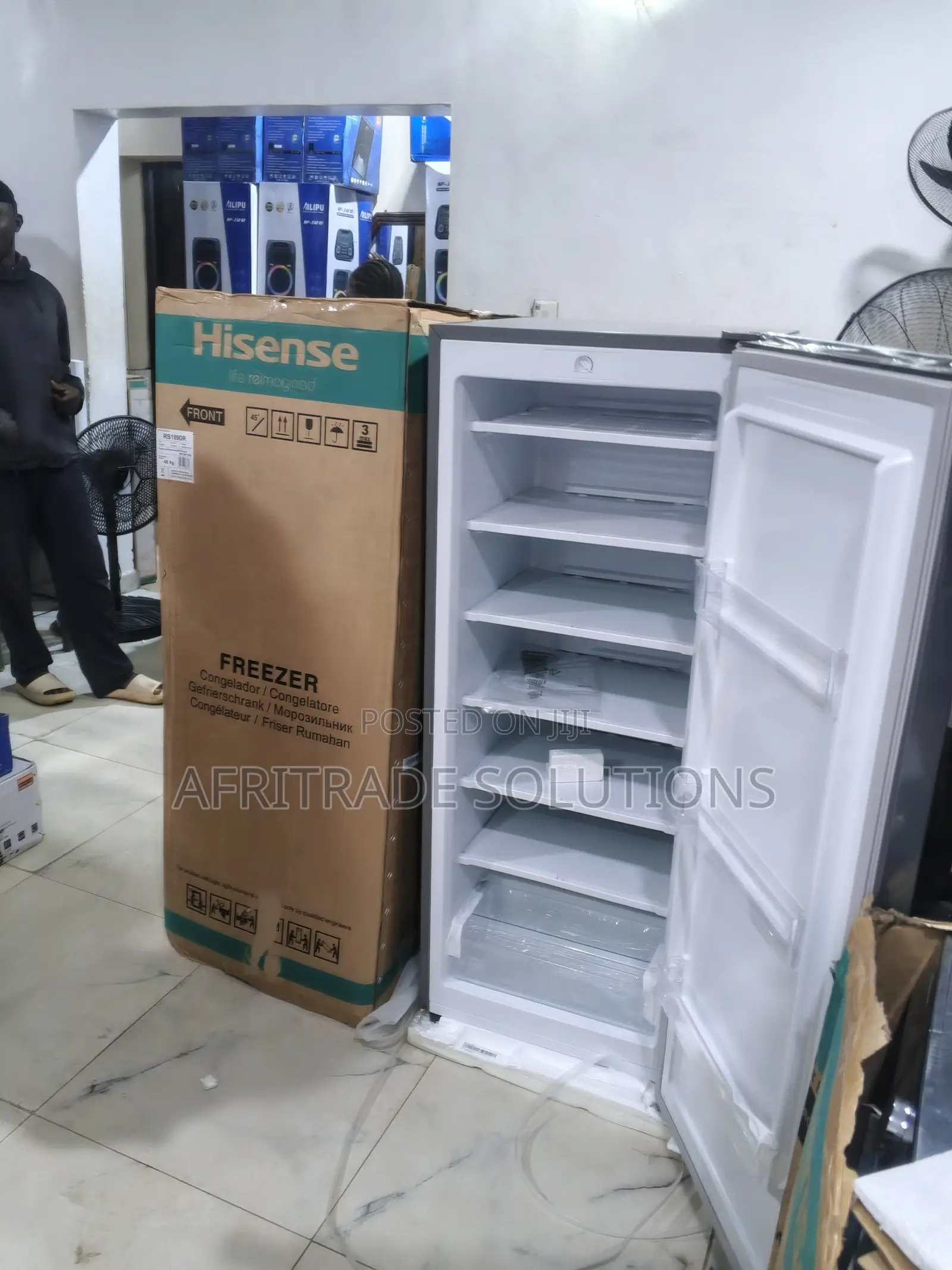 Hisense Upright Freezer With Door Basket