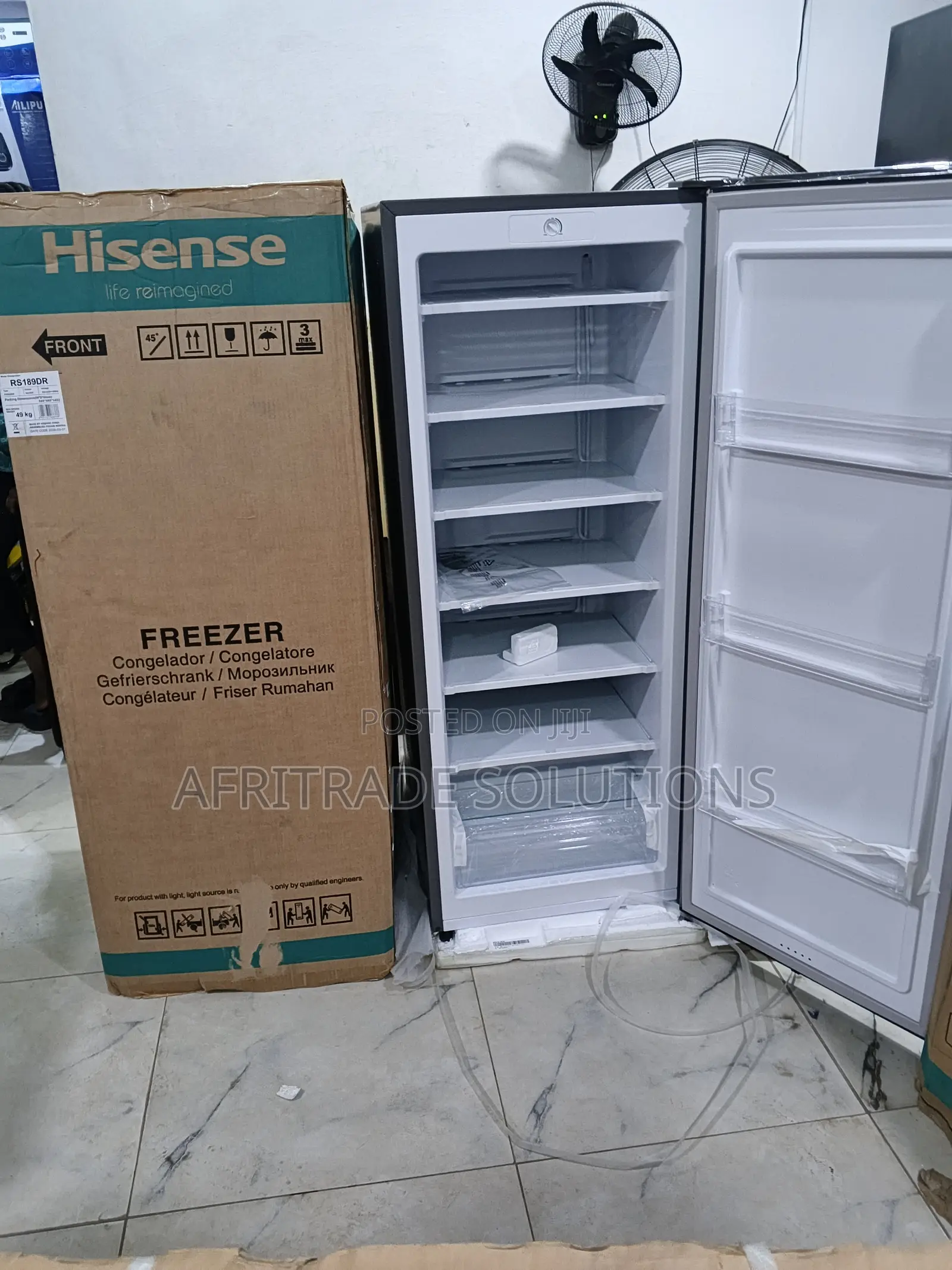 Hisense 190L Upright Freezer 6 Shelves