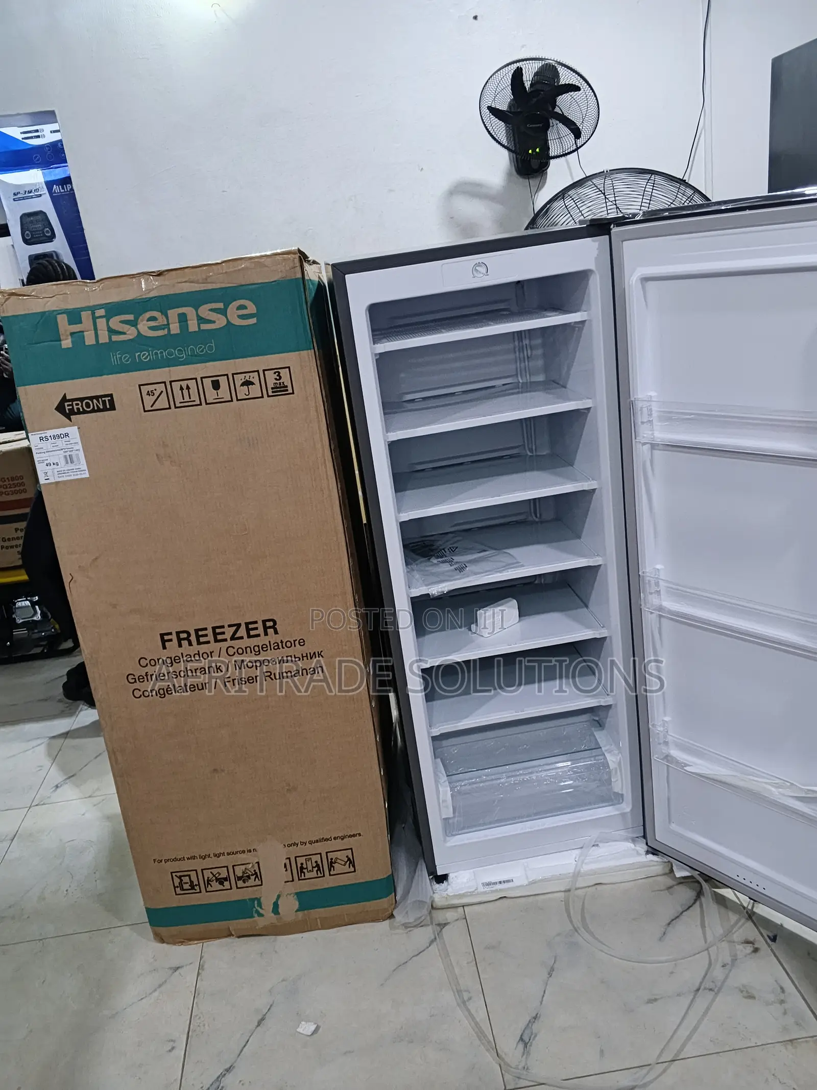 Hisense 190L Upright Freezer 6 Shelves