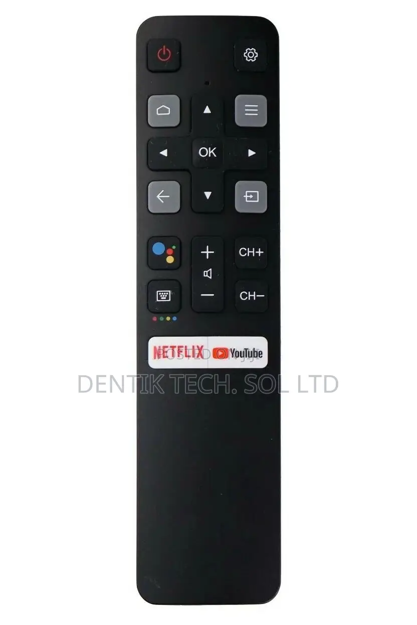 New Voice TCL Remote Control RC802V FNR1 With Netflix and YouTube Keys