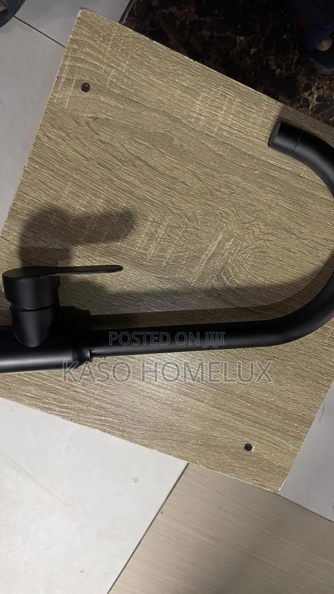 Matte Black Long Neck Basin Faucet