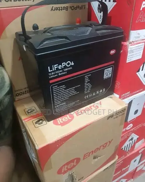Itel 1.2KWh 12V Lithium Battery 100Ah 1200Wh 1.2Kwh