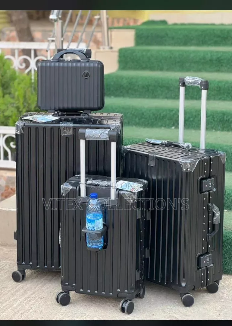 High Quality Luxury 3 Set of Aluminum Bags