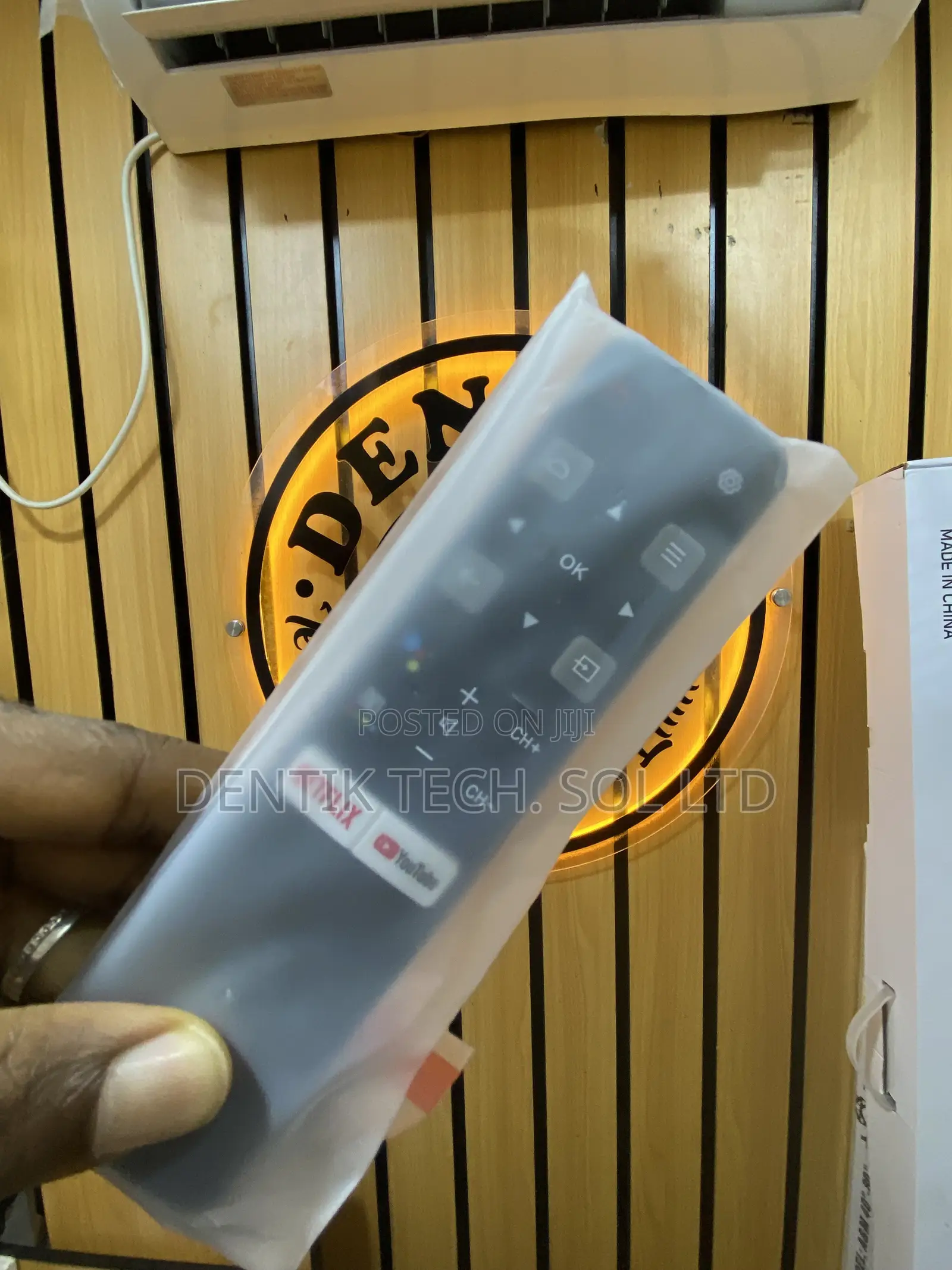 New Voice TCL Remote Control RC802V FNR1 With Netflix and YouTube Keys