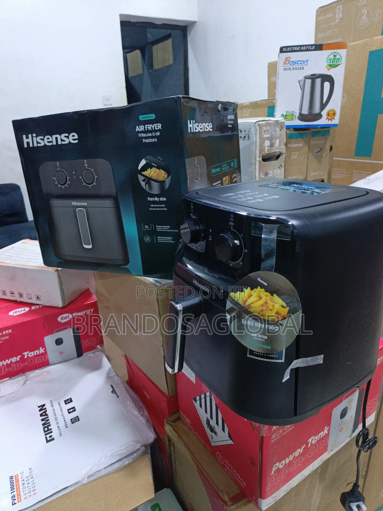 Hisense Large Capacity Air Fryer – 8L Digital Cooker