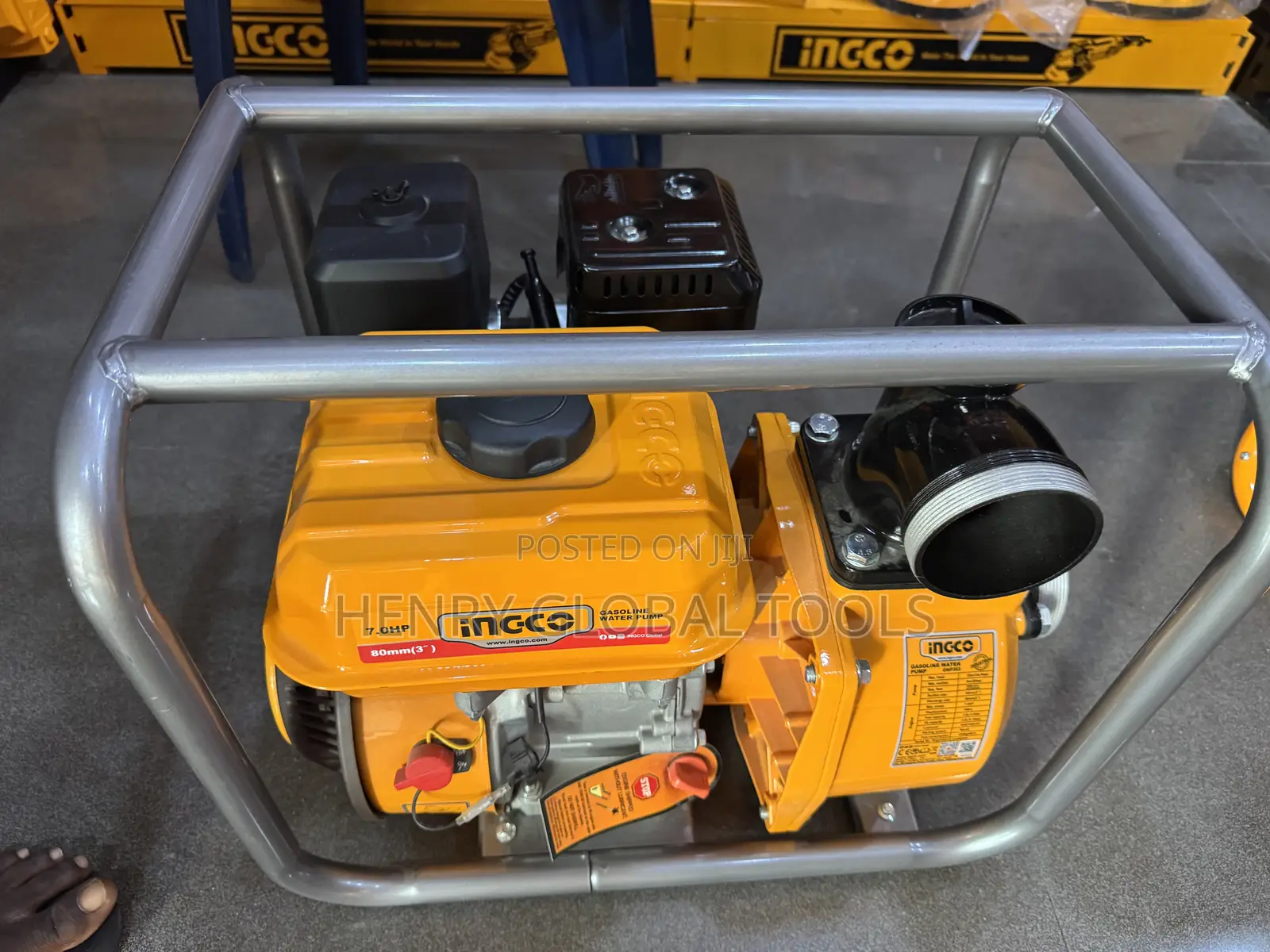 3” 7,0HP Ingco Gasoline Water Pump Machine Available