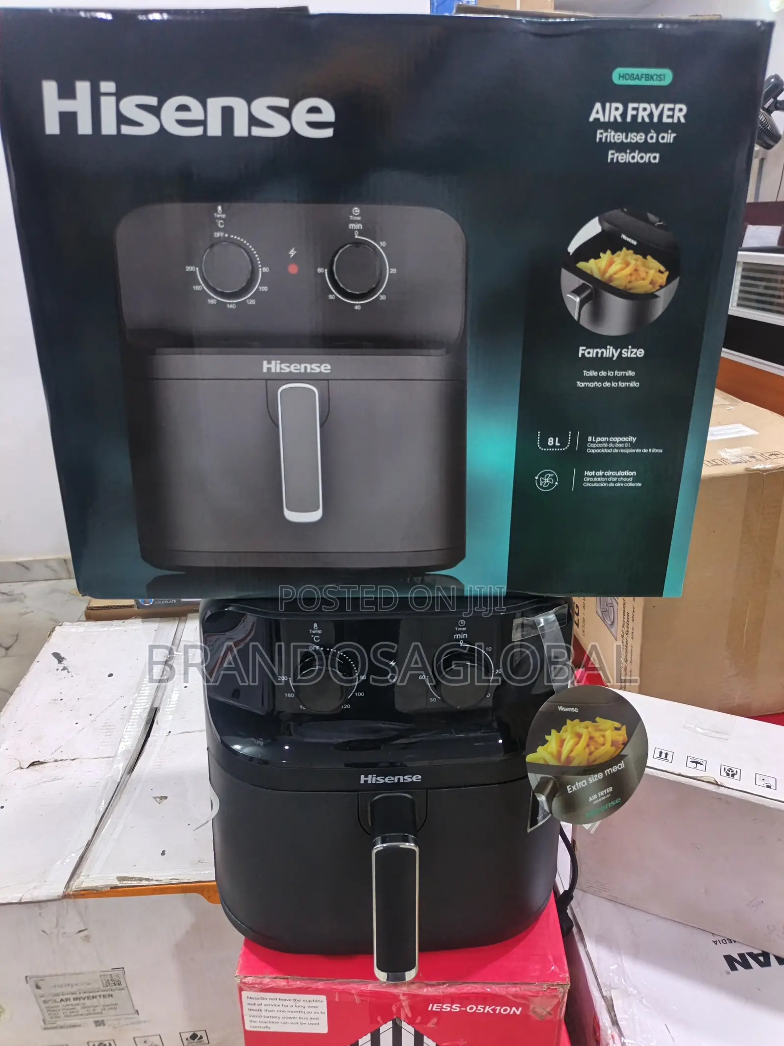 Hisense Digital Air Fryer – 8L Family Air Fryer