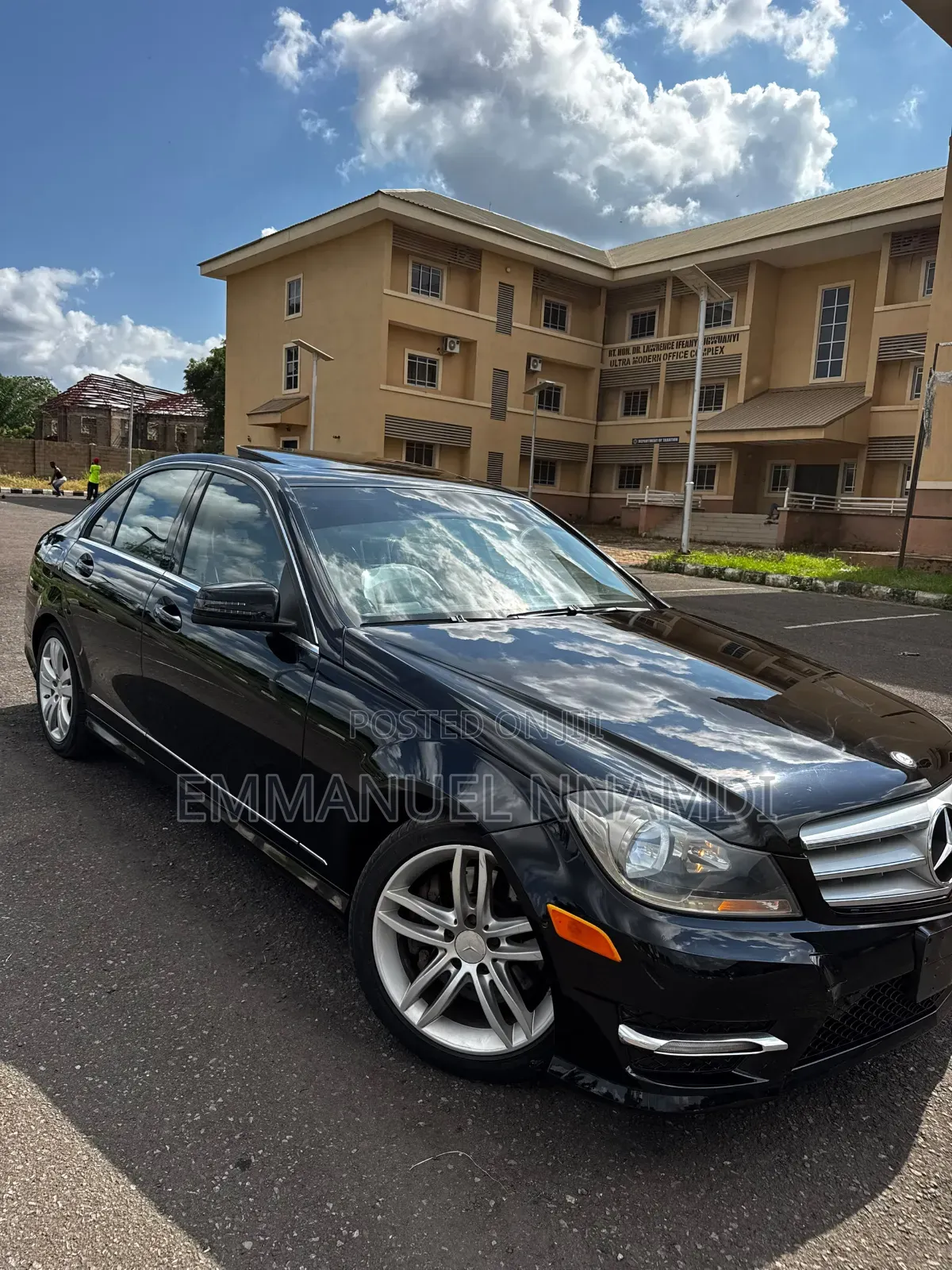 Mercedes-Benz C300 Sport 4Matic Sedan AWD (3.5L 6cyl 7A) 2013 Black