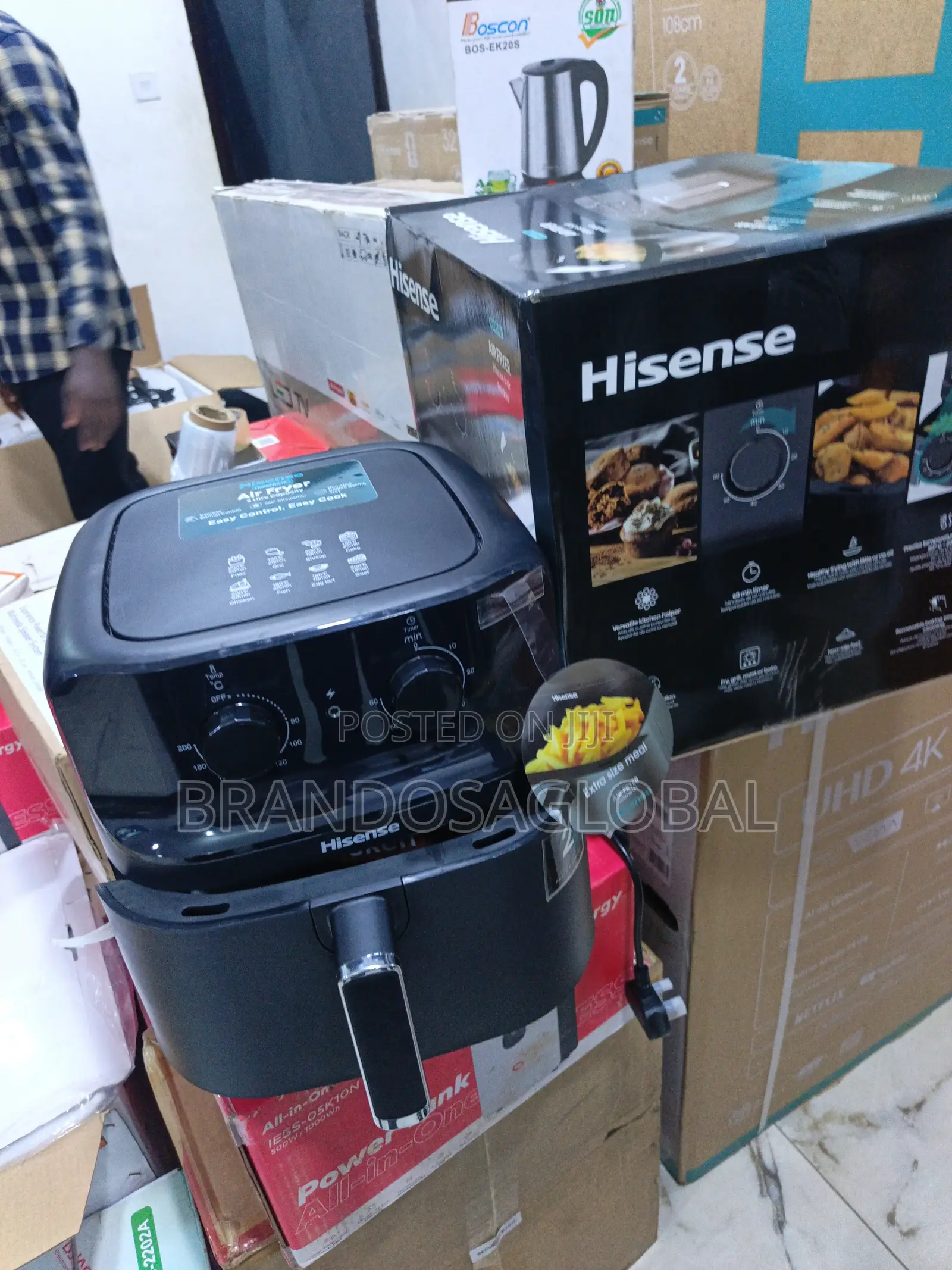 Hisense HO8AFBK1S1 – Premium Hot Air Fryer