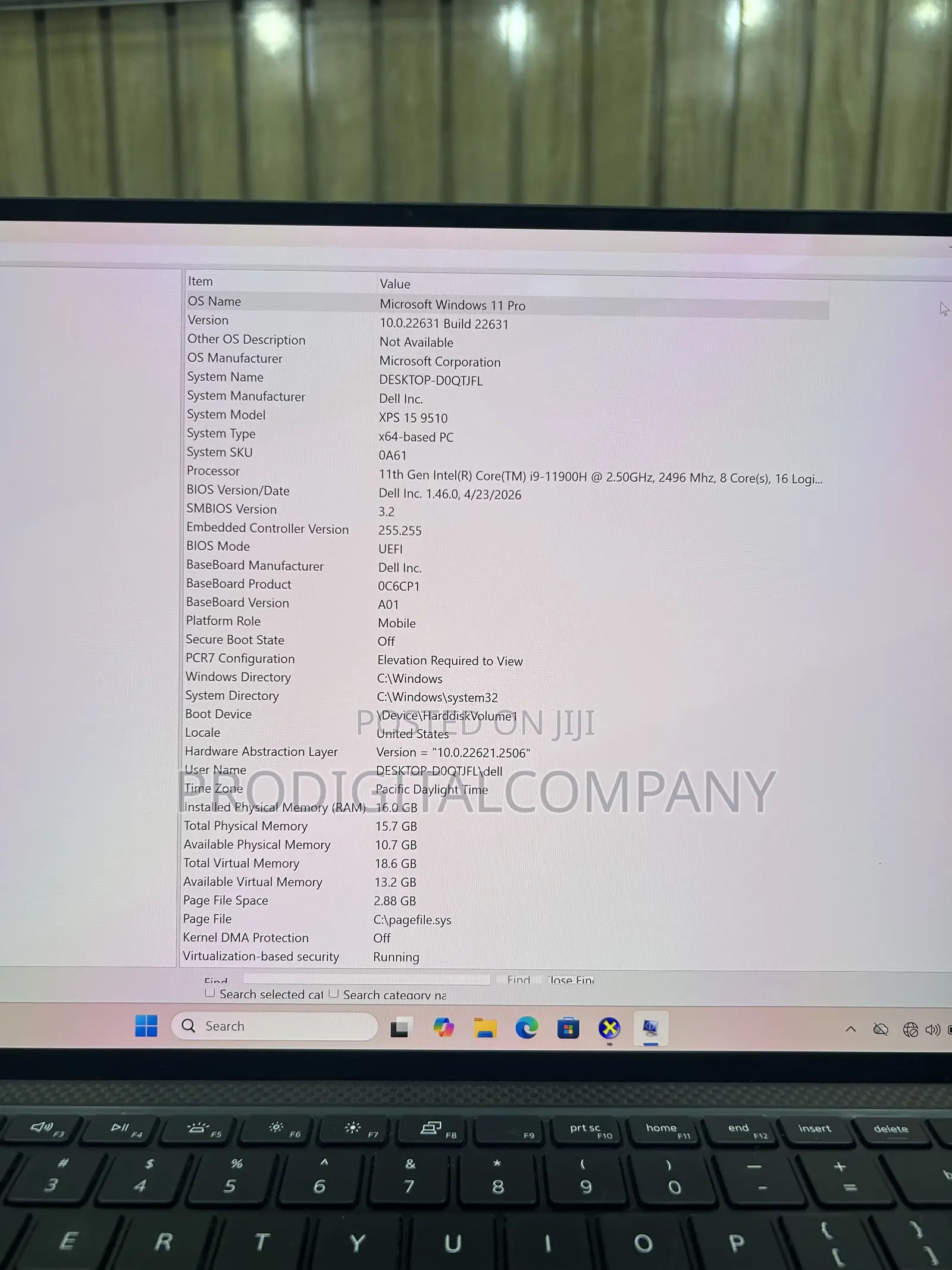 Laptop Dell XPS 15 9510 16GB Intel Core i9 SSD 512GB