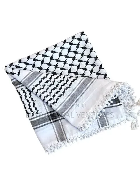 Original Handcrafted in Palestine, Arabic Keffiyeh Scarf