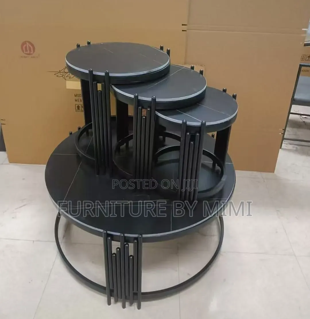 Brand New Luxury 4-in-1 Turkish Marble Center Table Set (Promo Price)