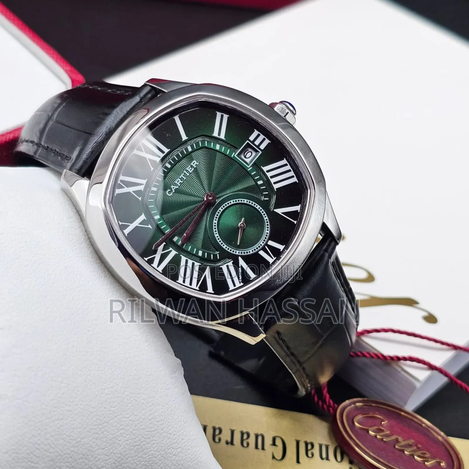 Cartier Luxury Leather Timepiece