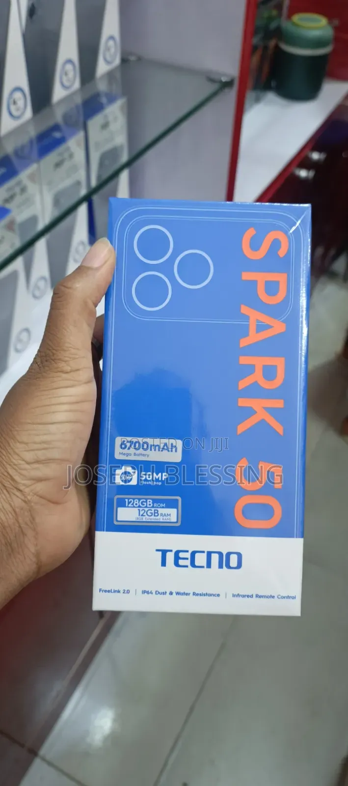 New Tecno Spark 50 128 GB Black