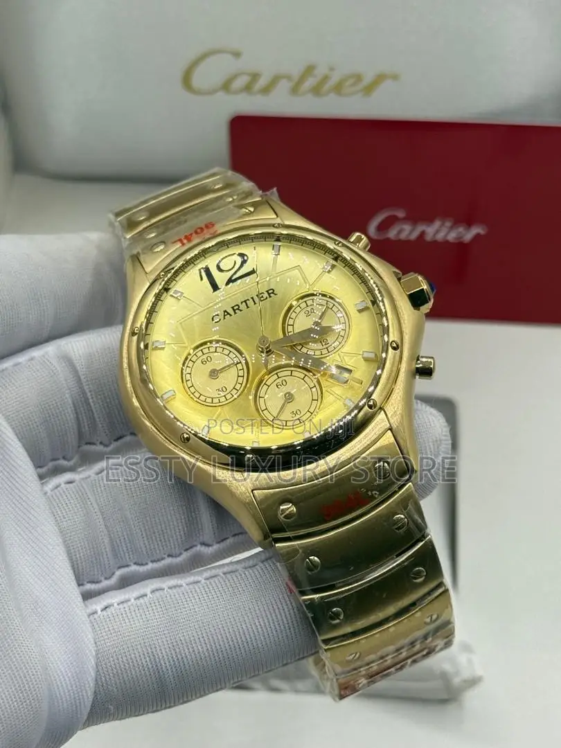 Quality Luxury Cartier Chronograph Chain Watch