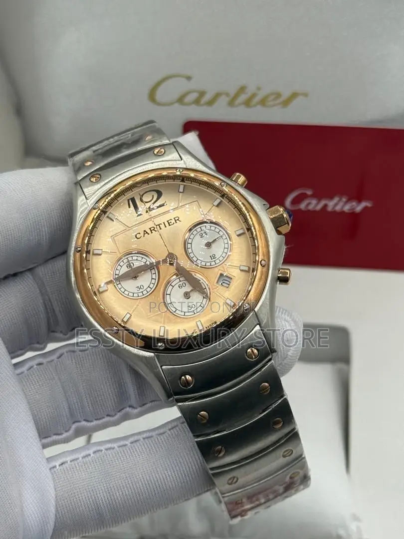 Quality Luxury Cartier Chronograph Chain Watch