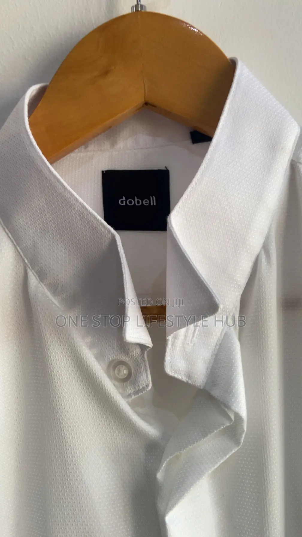 Premium Men's White Tuxedo Dress Shirt – Bishop / Mandarin Collar