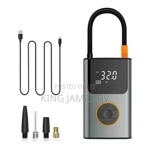 Rechargeable Wireless Tyre Inflator – Portable Car Air Pump