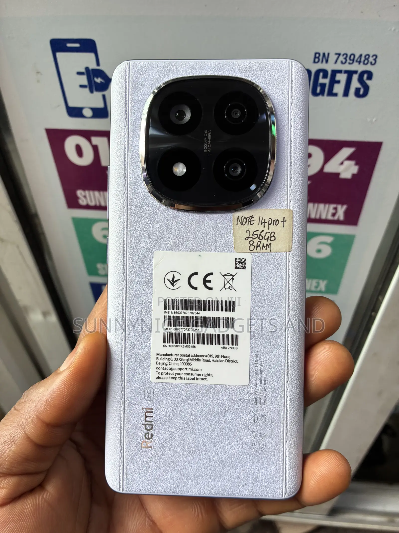 Xiaomi Redmi Note 14 Pro+ 5G 256 GB Red