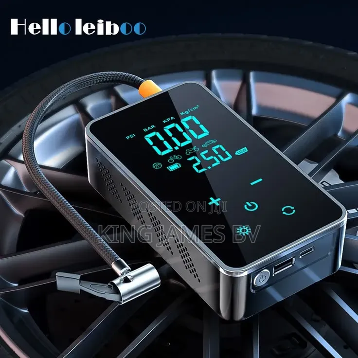 Digital Portable Tyre Pump – Fast Accurate Inflation Tool