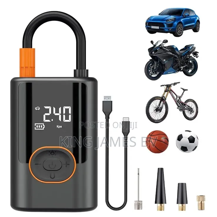 Smart Wireless Air Compressor Pump – Emergency Car Essential